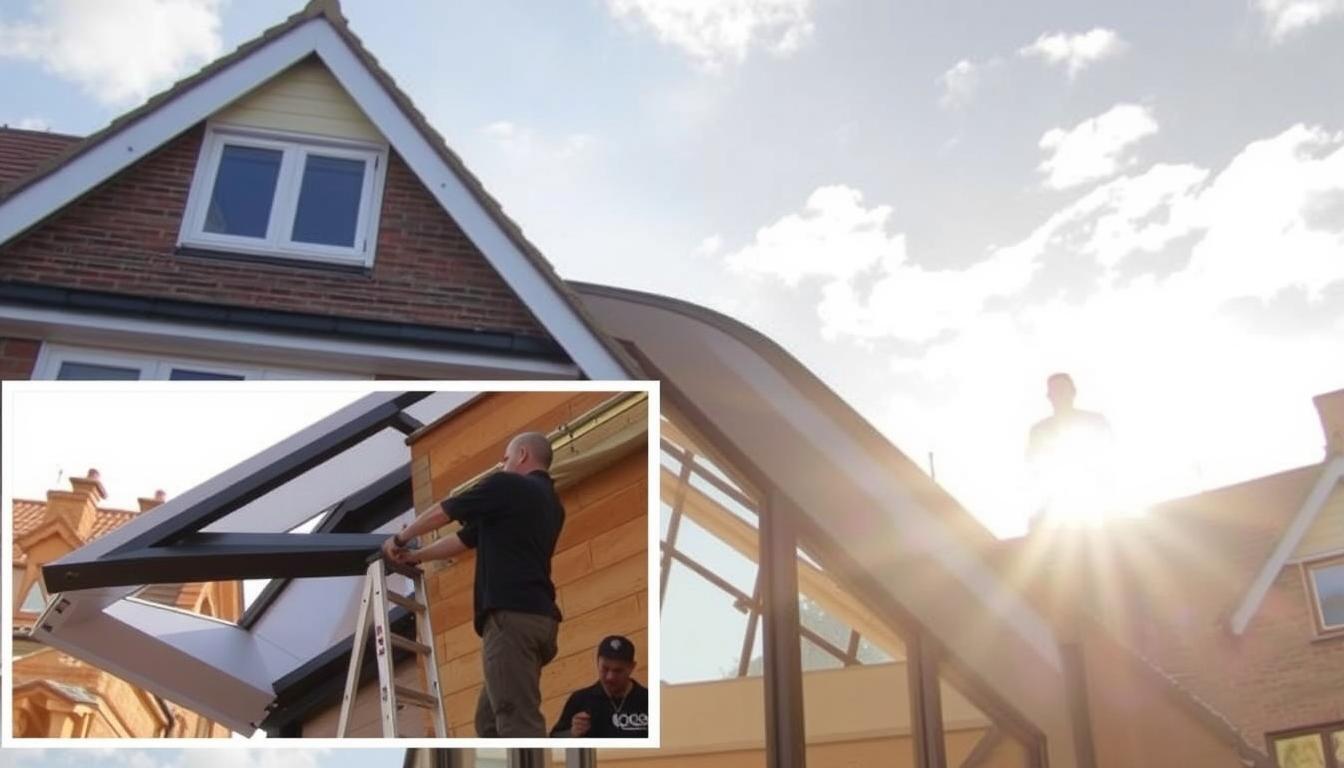 roof lantern installation